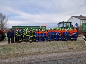 Christbaumsammeln der Jugendfeuerwehr 2025